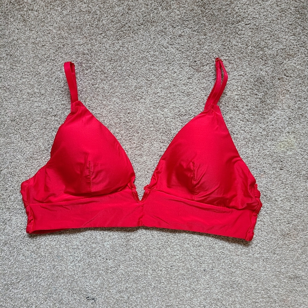 Rose + Vine Red Bralette L-XL